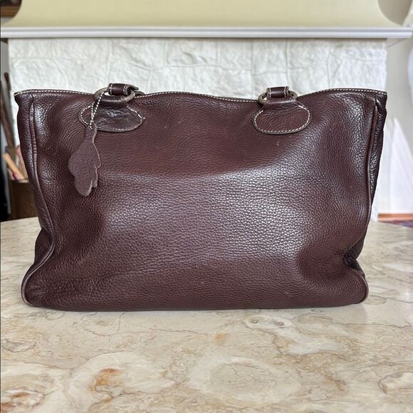 Roots Leather Tote Shoulder Bag Vintage - Picture 11 of 16